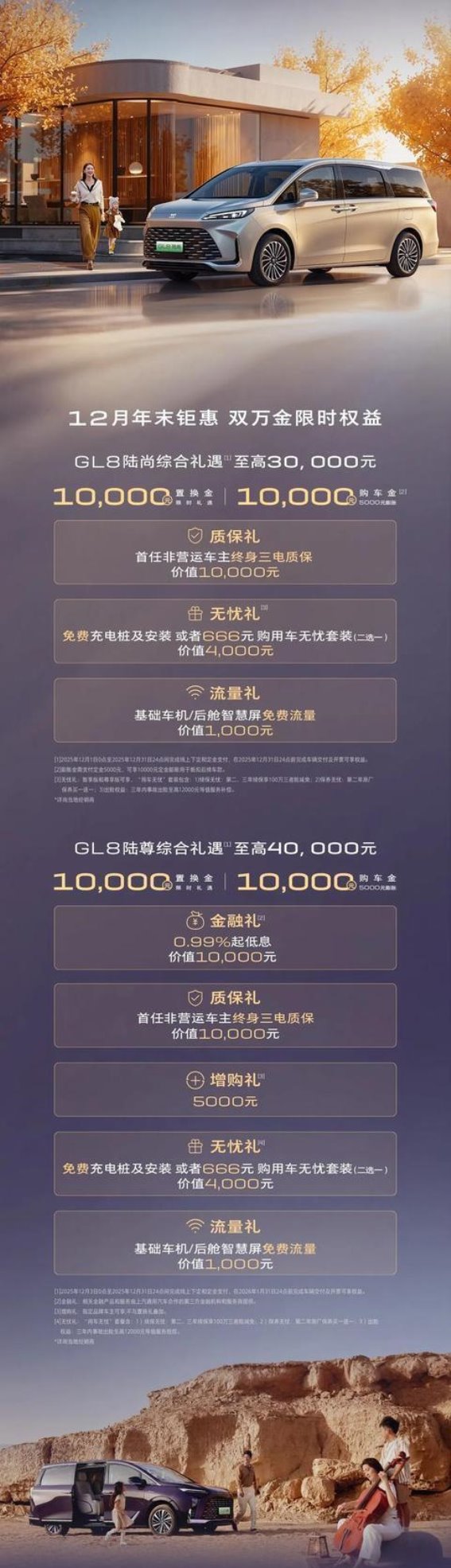 别克GL8陆尚与陆尊年末限时福利：尊享权益高达4万元，年末购车最佳时机