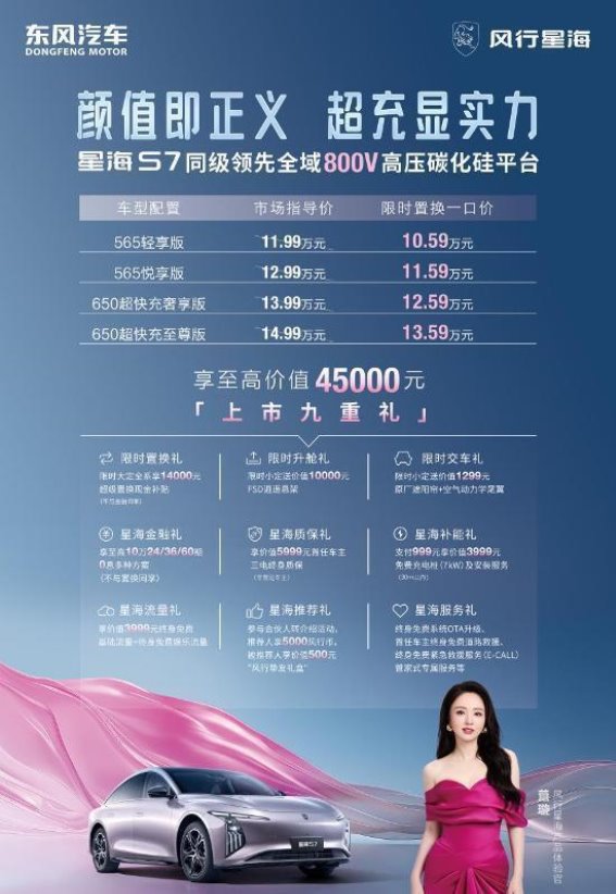风行星海S7年终购车盛典：三重礼包、超快充技术助力换购焕新