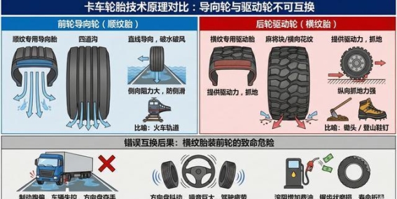 老司机提醒：前轮不能随便换横纹胎，安全和省钱不可兼得
