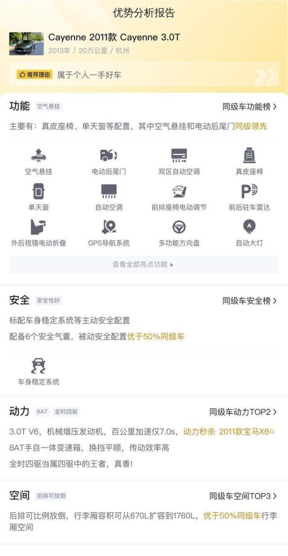 11万即可拥有的保时捷Cayenne 3.0T：经典与豪华并存的SUV选择