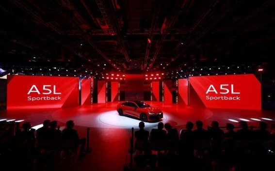 全新上汽奥迪A5L Sportback上海车展亮相，豪华与科技再度进化