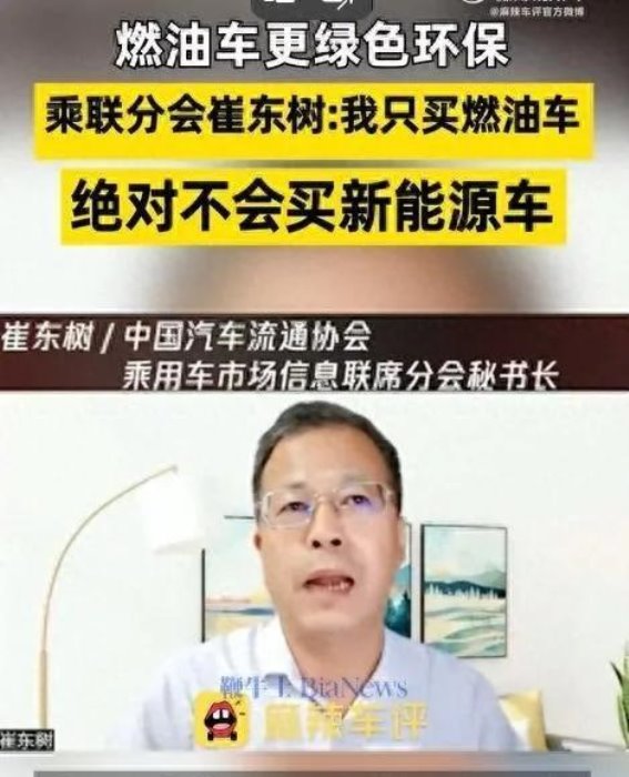 乘联会秘书长的燃油车情结与电动车现实困境