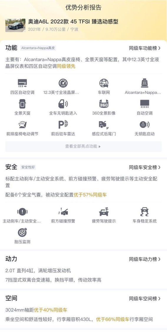 21.88万,宜商宜家之选,9万公里奥迪A6L等你来