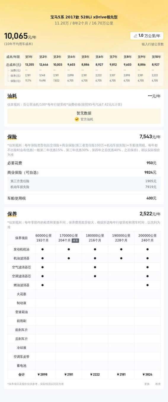 二手宝马5系2017款528Li xDrive领先型深度解析：16万公里仍展实力，11.2万值不值？