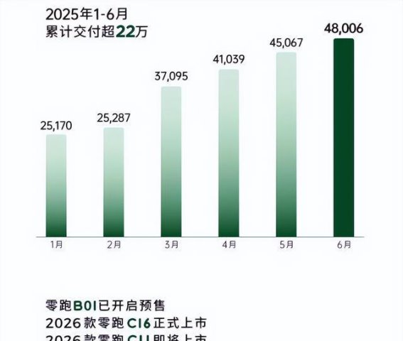 2025年6月新势力销量大战：鸿蒙智行登顶，零跑与理想紧追其后