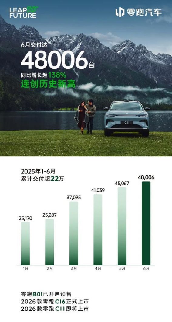 6月新能源车销量榜深度解读 比亚迪领跑零跑新势力崛起 行业挑战并存