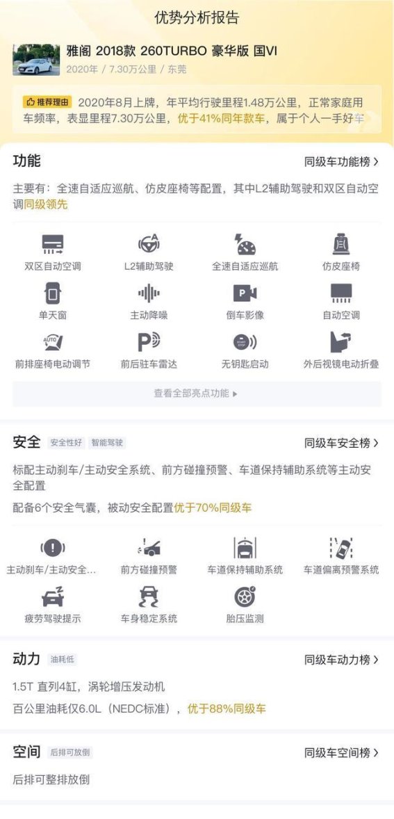 三年驾龄省下大几万 本田雅阁2018款二手车全方位解析