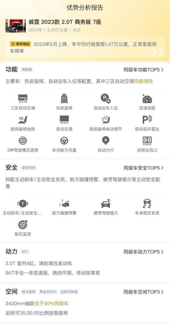 2023款奔驰威霆二手车分析：高端商务与家庭出行的全能选择