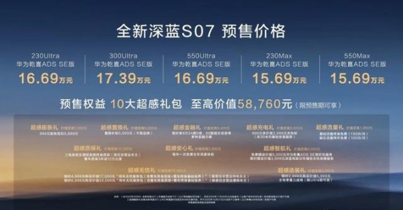 深蓝S07:重新定义15万级豪华SUV的新高度
