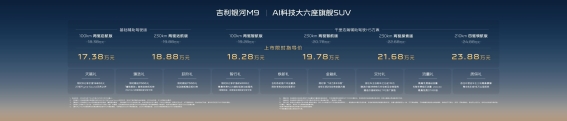 吉利银河M9:两驱舒适与四驱性能兼备的家庭SUV新标杆