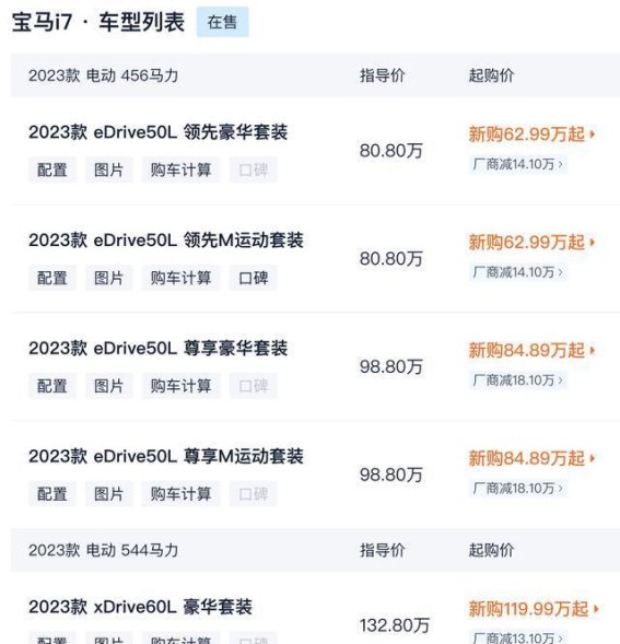 宝马中国多款车型大幅调价 背后是价值升级而非价格战