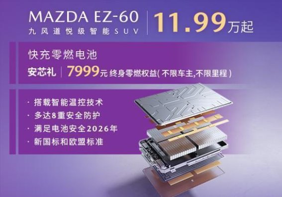 马自达EZ-60：零燃电池为电动出行带来全新安全体验