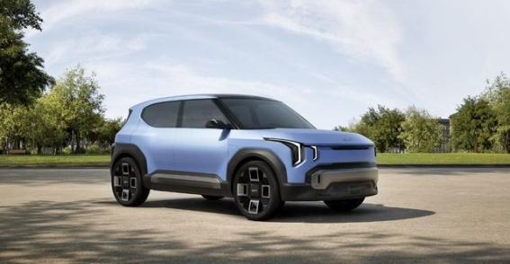 起亚EV2曝光：全新方正造型，挑战欧洲市场电动SUV竞争