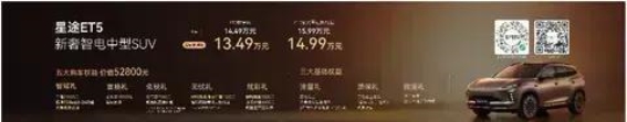 星途ET5：科技新豪华，引领15万级SUV市场新风潮