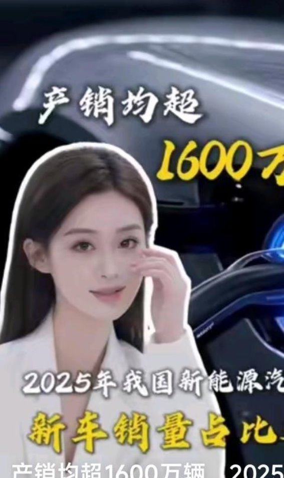 新能源汽车双破1600万辆：中国领跑全球电动化浪潮