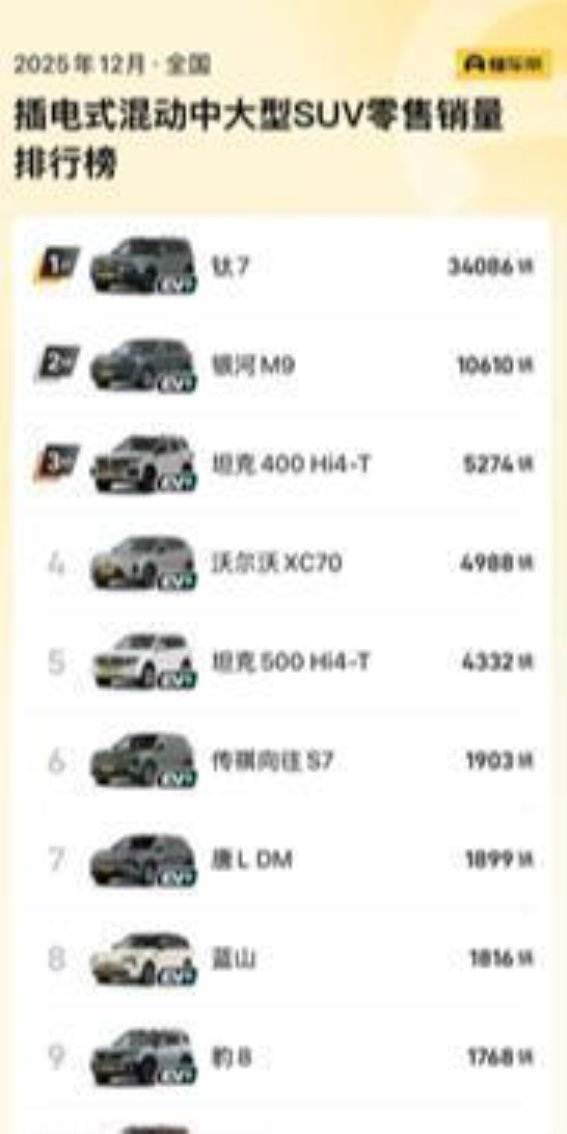 吉利银河M9：20万级大六座SUV市场的“年度爆款”